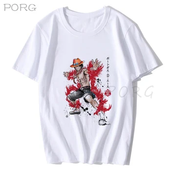 En Piercent Cool T-Shirt Afslappet Et Stykke T-shirt til Drenge Anime Sommer Top Tees Ruffy Tshirt Streetwear, Sjove Mandlige Casual t-Shirts