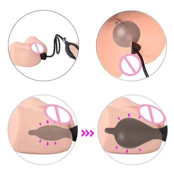Erotisk Udvides Butt Plug-Oppustelig Dildo Anal Plug Anal Dilator Sex Legetøj Til Kvinder, Mænd Anus Prostata Massager Voksen Produkter