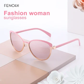 FENCHI Vintage Solbriller Kvinder Cat Eye Designer Mærke Luksus Sexet Kørsel Briller oculos de sol feminino Zonnebril Dames