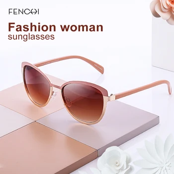 FENCHI Vintage Solbriller Kvinder Cat Eye Designer Mærke Luksus Sexet Kørsel Briller oculos de sol feminino Zonnebril Dames