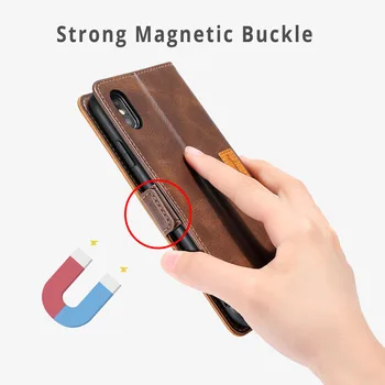 Flip Læder taske Til på Xiaomi Poco X3 NFC Magnet Tegnebog Book Stand-Kort Slots Tilbage Bløde Coque For Mi Poco X3 NFC-Telefon Cover