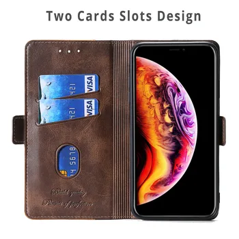 Flip Læder taske Til på Xiaomi Poco X3 NFC Magnet Tegnebog Book Stand-Kort Slots Tilbage Bløde Coque For Mi Poco X3 NFC-Telefon Cover