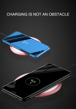 For Huawei S smart Z-Pro Plus 2018 2019 2020 Ære 10 Lite Ære Note 10 V10 Lite Flip Stå Sag Smart Klart Spejl Telefonens Cover