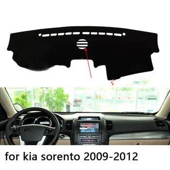 For Kia sorento 2009 2010 2011 2012 dashboard mat Beskyttende pad Skygge Pude Pad interiør mærkat bil styling tilbehør