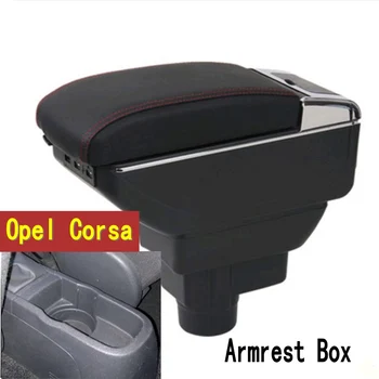 For OPEL CORSA armlæn max centrale Lagre indhold kasse med kopholder askebæger USB CORSA armlæn box