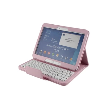 For Samsung Galaxy Tab 4 10.1 Bluetooth Tastatur Etui Til Galaxy Tab4 10.1 T530 Tablet Flip Læder Stå Dække +Stylus