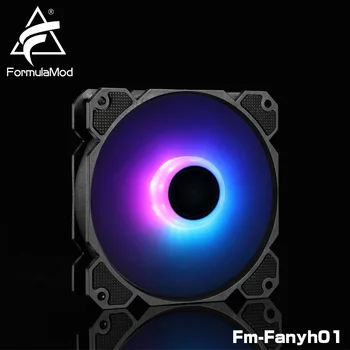 FormulaMod Fm-Fanyh 120mm PWM Blæser 5v 3Pin RGB Mp-Radiator Køligere Tilfælde Fan Hydraulisk Leje 11/9 Store Vinger