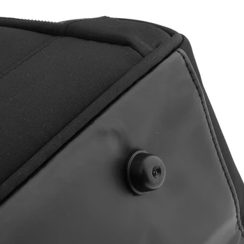 Frisør-Værktøjer Opbevaringspose Carry Case Taske Med Slidstærkt Håndtag Og Skulder Stropper, Vandtæt Stof, Sort Farve