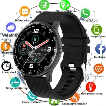 Fuld Touch Ur, Smart Ur til Mænd Blodtryk IP67 Vandtæt Smartwatch 2020 Fitness Tracker Ur Kvinder for xiaomi