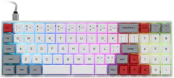 GK73X RGB-Hotswap 68% Mekanisk Tastatur med Uafhængig F/Num/Arrow Keys, Split Mellemrumstasten Fuldt ud Programmerbar for Gamere
