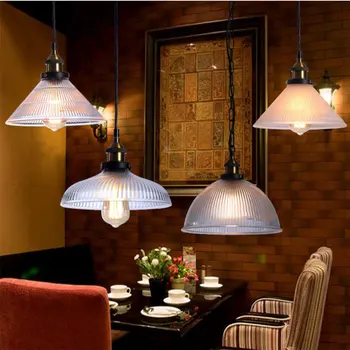 Glas Vedhæng Lys og Nordisk Pendel Moderne Pendel lampe messing Kreative minimalistisk E27 Transparent Lampeskærm Til Restaurant