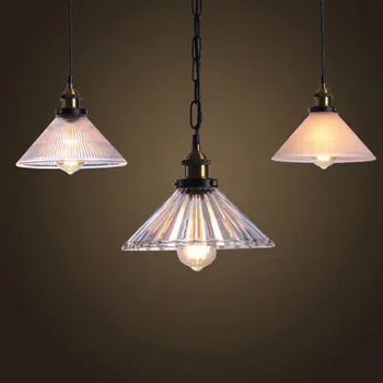 Glas Vedhæng Lys og Nordisk Pendel Moderne Pendel lampe messing Kreative minimalistisk E27 Transparent Lampeskærm Til Restaurant