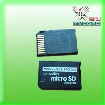 Gratis Forsendelse 10stk/Masse Sort Photofast CR5400 Dual Slot Micro SD-TF Kort til MS Memory Stick Pro Duo-Adapter