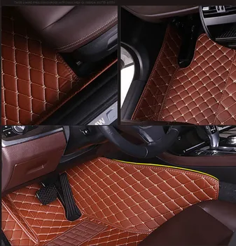 HeXinYan Brugerdefinerede LOGO Bil gulvmåtter til Dodge caliber journey Rejse aittitude campingvogn auto styling tilbehør til bilen