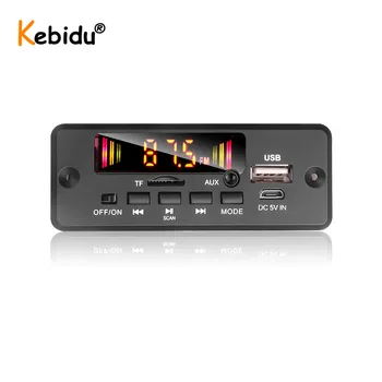 Håndfri Bil-MP3-Afspiller MP3-Dekoder yrelsen Bluetooth-V5.0 6W Højttaler Forstærker Modul, Understøtter USB FM AUX Radio-Optager