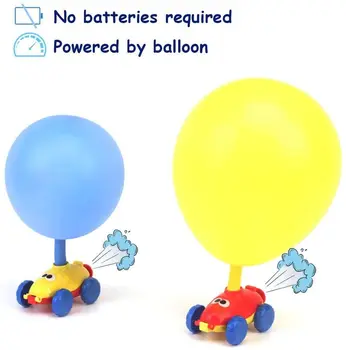 Inerti ballon-drevne bil legetøj Aerodynamik Uddannelse, Videnskab Eksperiment Puslespil Sjov balloner pædagogiske populære legetøj