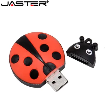 JASTER tegnefilm kreative Beetle-modellen usb 2.0 4GB, 8GB, 16GB, 32GB, 64GB pen-drev, USB-Flash-Drev gifty Stick Pendrive