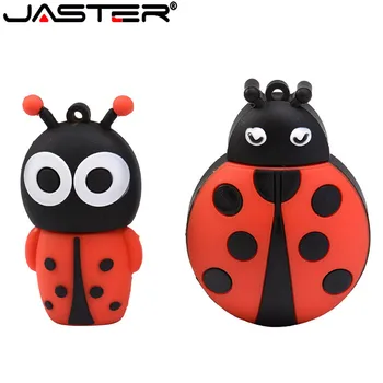 JASTER tegnefilm kreative Beetle-modellen usb 2.0 4GB, 8GB, 16GB, 32GB, 64GB pen-drev, USB-Flash-Drev gifty Stick Pendrive