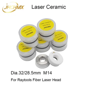 JHCHMX Fiber Laser Keramiske Dia.32mm M14 Raytools Keramik Ring BT230/BT240S Give Bodor Glorystar Laser Dyser Holder