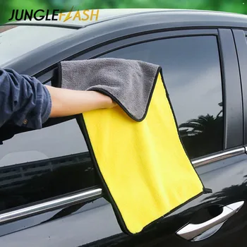 JUNGLEFLASH bilvask Microfiber Håndklæde Bil Rengøring, Tørring Klud Hemming Bil Pleje Klud Beskriver bilvask Håndklæde