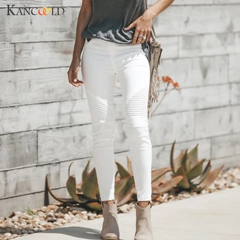 KANCOOLD jeans Kvinder fashion High Waist Stretch Slange Jeans Leggings Tynde Slim Fitness bukser Bukser jeans kvinde 2018Oct23