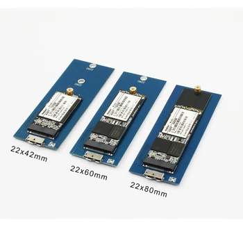 KingSpec 6 gbps USB 3.0 NGFF M. 2 SSD Harddisk Box Ekstern HDD Kabinet Tilfældet For 2242 2280 2260 Spec Gratis Fragt Ny
