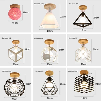 LED-loftsbelysning Moderne Loft Lampe Vintage Lampada Led Plafonnier Til stuen Nordiske Dekoration Hjem Luminaria De Teto