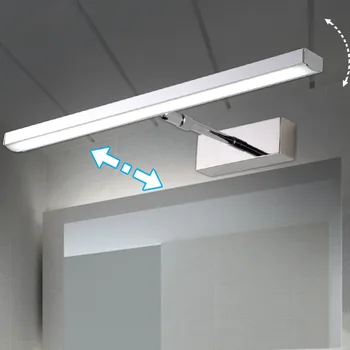 LED Spejl lys 6W 8W 40cm 56cm Rustfrit+Akryl Moderne Indretning, Belysning Badeværelse Lampe Soveværelse Foyer Undersøgelse Sconce varm/hvid