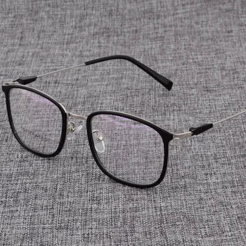 Legering Briller Ramme Mænd eller kvinder Ultralet Pladsen Nærsynethed Recept Briller Mandlige Metal Optisk Frame Briller D825