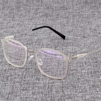 Legering Briller Ramme Mænd eller kvinder Ultralet Pladsen Nærsynethed Recept Briller Mandlige Metal Optisk Frame Briller D825