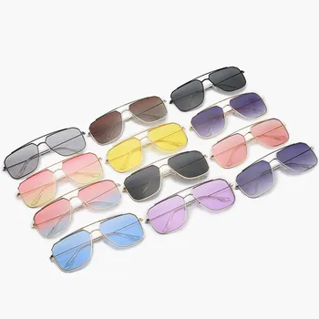 LEONLION Gradient Vintage Solbriller Kvinder Luksus Mærke Solbriller Kvinder Spejl Briller til Kvinder Retro Oculos De Sol Feminino