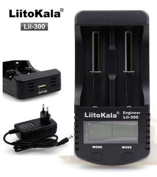 LiitoKala lii-300 LCD-18650 Batteri Oplader lii300 For 18650 26650 14500 10440 17500 1,2 V AA AAA Ni-MH-Batteri Tilbage