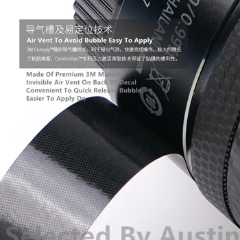 Linse Decal Hud For Sigma 105mm 2.8 DG DN Protector Wrap Anti-ridse Sticker Cover Sag