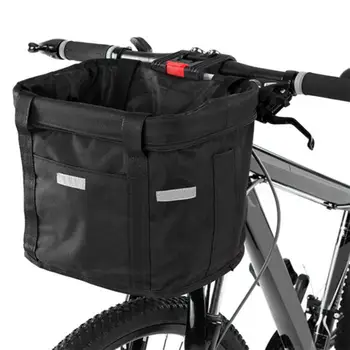 Lærred Cykel Kurv Foran Vandtæt Folde Cykel Kurv Bag Oxford Aluminium Cyklus Styret Cykling Foran Bagage