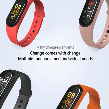 M4pro Temperatur Smart Armbånd Blodtryk Puls Sundhed Overvågning Fitness Tracker Sport Vandtæt Wirstbands 2020