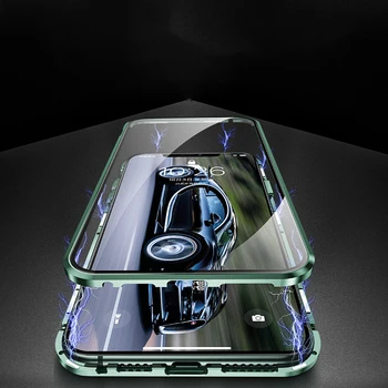 Magnetisk Metal Til iphone 12 pro Max Mini Tilfælde Kamera beskyttelse Glas Til iphone-12 tilfælde funda luksus coque dækning af telefon-etui