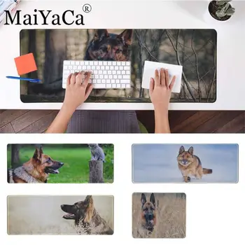 MaiYaCa 2018 Nye schæferhund Gummi Mus Holdbar Desktop Musemåtte store 40*90 cm musemåtte til cs go lol dota2