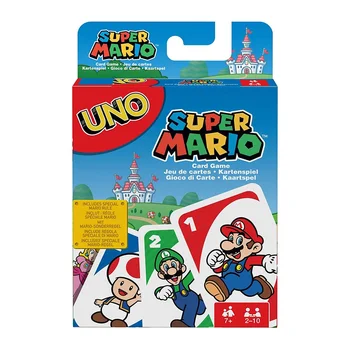 Mattel Spil UNO Super Mario Spil Kort, Familie, Sjov Underholdning Bord Spil Poker Børn Legetøj Spille Kort