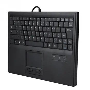 MC-819 10tommer 84 Taster Touchpad Keyboard Scirrors fodpedal Kabelbaseret Tastatur med Touchpad Præcis Touch-Kontrol for Desktop, Laptop