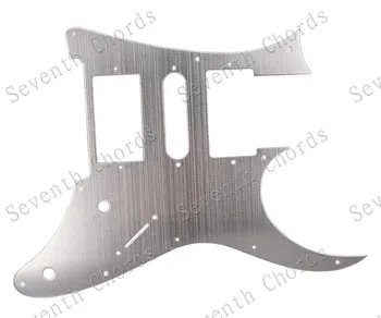 Metal, Aluminium 10 Huller HSH Guitar Pickguard Anti-Ridse Pladen Til Elektrisk Guitar Udskiftning - 2 Pot Huller