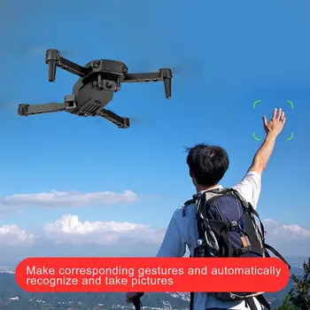 Mini Drone 4K HD Dual Camera WIFI FPV Professionel luftfotografering Helikopter Sammenklappelig Quadcopter Drone Legetøj Quadcopter Gave