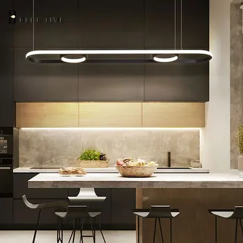 Moderne Led Pendel til Stue Spisestue Køkken Indretning Hængende Lamper hængelamper LED Hjem Indendørs Belysning