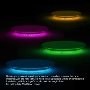 Moderne RGB-LED-loftsbelysning Hjem belysning 36W WiFi/APP bluetooth Musik, Lys Soveværelse Lamper Smart Loft Lampe+Fjernbetjening