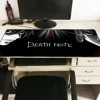 MRG Death Note Animationsfilm Stor Størrelse Mouse Pad, Rubber PC Gaming Musemåtte, Bruser Mat Låsning Kant til CS GO LOL, DOTA
