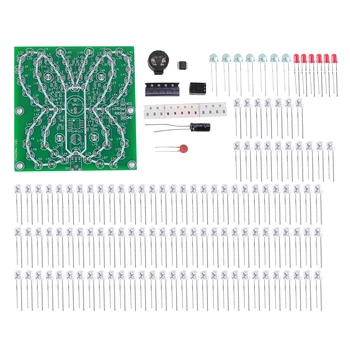 Musik Sommerfugl Form af LED-Lys DIY Kit Belysning Sjov Elektronisk Produktion Suite til Test Eksamen Matchende DC 3,7 V~5,5 V med Fjernbetjening