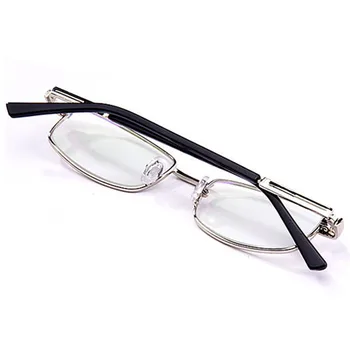 MÆND, KVINDER, Glas, optisk linse Presbyopi læsning briller 1.0 4.0 Pen taske Farve Tilfældig metal frame Briller R043