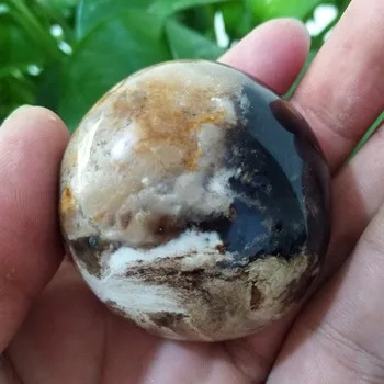 Natursten Grå opal palm sten legetøj små sten og krystaller, healing, krystaller
