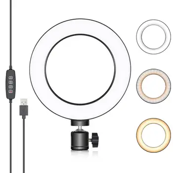 Neewer Ring Lys for YouTube-Video Live Streaming Makeup Selfie Desktop Mini-USB-Kamera