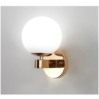 Nye ankomst E27 LED væglamper Nordiske Akryl kugle, væglamper til passage korridor Soveværelse sengelampe Wall Sconces AC85-265V