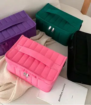 Nye Fashion Box Æterisk Olie Flaske bæretaske med Stor kapacitet Stødsikker Opbevaring Taske til Neglelak